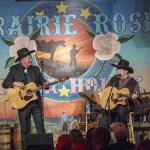 Rex Allen Jr. and Jim performing at the Prairie Rose Ranch in Kansas.